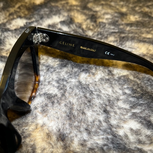 Celine Cat-Eye Black & Brown Sunglasses! - Picture 6 of 14